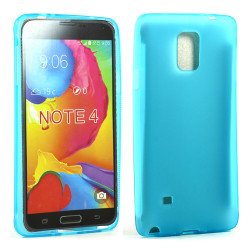 Samsung Galaxy Note 4 Soft TPU Gel Case (Blue) Samsung Galaxy Note 4 Soft TPU Gel Case (Blue)